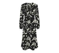 ONLY Damen Onlnova Life Elite Amy Long Dress Kleid, Black/AOP:587 Yoko, Small