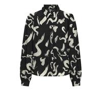 ONLY Damen Onlnova Life Elite L/S Emma Shirt Top, Black/AOP:592 Charm Boho, Large