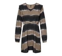 ONLY Damen Onlnova Life Elite L/S Monica Dress Kleid, Phantom/AOP:597 Tie dye, X-Small