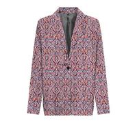 ONLY Damen Onlnova Life Elite L/S Pimo Blazer, Red Orange/AOP:591 Soul, 48