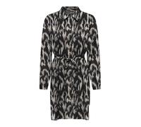 ONLY Damen Onlnova Life Elite L/S Shirt Dress Kleid, Phantom/AOP:597 Tie dye, Small