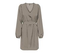 ONLY Damen Onlnova Life Elite L/S Siri Dress Kleid, Chipmunk/AOP:588 Breaker geo, L