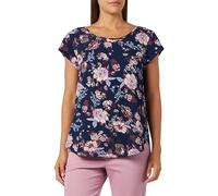 ONLY Damen Onlnova Life Lux S/S Top Aop, Patriot Blue/Aop:341 Augusta Fleur, 36