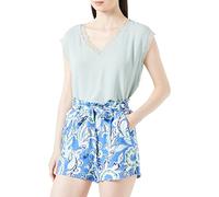 ONLY Damen Onlnova Life Milla Shorts AOP Ptm, Dazzling Blue/AOP:440 Soft Boho, XXS