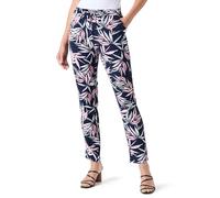 ONLY Damen Onlnova Life Pant AOP Ptm Stoffhose, Sky Captain/AOP:476 True Leaf, 42