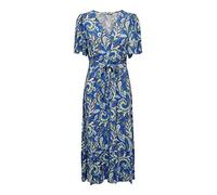 ONLY Damen Onlnova Life S/S Emily Dress AOP Ptm, Dazzling Blue/AOP:440 Soft Boho, 3XL