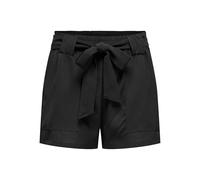 ONLY Damen Onlnova Life Talia Hw Solid Ptm Shorts, Black, S