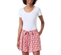 ONLY Damen Onlnova Life VIS Jasmin AOP Shorts, Rot, XS