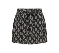 ONLY Damen Onlnova Life Vis Jasmin AOP Shorts, Schwarz, S