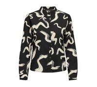 ONLY Damen Onlnova Life Vis L/S Maya Shirt Top, Black/AOP:592 Charm Boho, XS