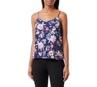 ONLY Damen Onlnova Life Vis Paris Singlet Aop, Patriot Blue/Aop:341 Augusta Fleur, 38