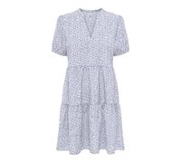 ONLY Damen Onlnova Life Vis S/S Thea Dress AOP, Midnight Navy, Small