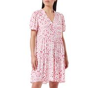 ONLY Damen Onlnova Life Vis S/S Thea Dress AOP Sommerkleid, Morning Glory/AOP:304 Candy Ikat,S