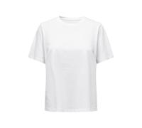 Only T-Shirt ONLONLY S/S TEE JRS NOOS Damen weiß 100% Baumwolle Regular Fit XS