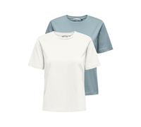 ONLY Damen Onlonly S/S Tee Noos 2 Pack T-Shirt, Arona, X-Large (2er Pack)