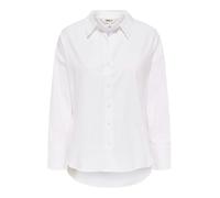 ONLY Damen Onloregon Solo Shirt WVN, Bright White, XL