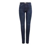 Only Damen Jeans onlPAOLA HW SK DNM JEANS AZGZ878 - Skinny Fit - Blau - Dark Blue XS - L 32, Dark Blue Denim (15165780)