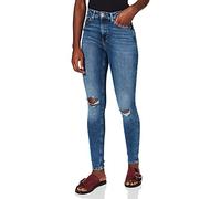 ONLY Damen Onlpaola Life Hw Sk DNM Agi966 Noos Jeans, Light Medium Blue Denim, XS EU