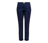 ONLY Damen ONLPARIS REG Chino Pant PNT NOOS Hose, Navy Blazer, 38/30
