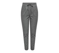 ONLY Damen Onlpoptrash-Eva Pant PNT Hose, Dark Grey Melange, S x 32L