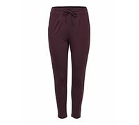ONLY Damen Onlpoptrash Life Easy Col Pant PNT Noos Regular Fit Hose Mit Kordelzugverschluss Für Lounge Und Freizeit, Rot,S