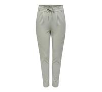 ONLY Damen Onlpoptrash Life Easy Col Pant PNT Noos Regular Fit Hose Mit Kordelzugverschluss Für Lounge Und Freizeit , Lily Pad/Detail:melange ,XS / 32L