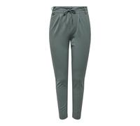 ONLY Damen Onlpoptrash Life Easy Col Pant PNT Noos Regular Fit Hose Mit Kordelzugverschluss Für Lounge Und Freizeit, Balsam Green,S / 30L
