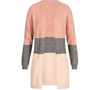 ONLY Damen Onlqueen L/S Long Cardigan KNT Noos Strickjacke, Misty Rose/Stripes:w. MGM/Cloud Pink Melange,XS