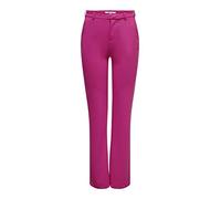 ONLY Damen ONLRAFFY-YO Life MID STR Pant TLR NOOS Hose 15265049 ,Very Berry ,XXL / 32L