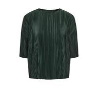 ONLY Damen Onlravenna S/S Plisse Top Noos JRS Feminines Oberteil Mit O-Ausschnitt Und Kurzen Ärmeln, Regular Fit, Scarab, Large