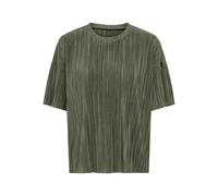 ONLY Damen Onlravenna S/S Plisse Top Noos JRS T-Shirt, Four Leaf Clover, M