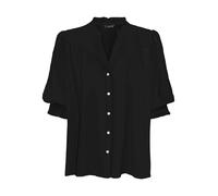 ONLY Damen Onlraya WVN Noos Feminines Shirt Mit Regular Fit Und 3/4 Ärmeln, Black, Small