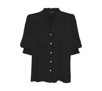 ONLY Damen Onlraya WVN Noos Feminines Shirt Mit Regular Fit Und 3/4 Ärmeln, Black, XXS