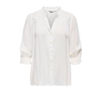 ONLY Damen Onlraya WVN Noos Feminines Shirt Mit Regular Fit Und 3/4 Ärmeln, Cloud Dancer, Medium