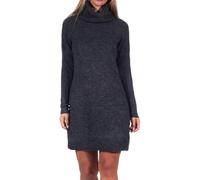 ONLY Damen Onlrica Life L/S O-neck Dress Knt Noos Kleid mini, Schwarz, XS EU