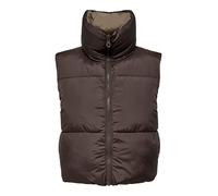 ONLY Damen Onlricky Short Rev. Waistcoat Otw Noos Steppweste, Hot Fudge/Detail:lentil, XL EU