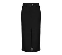 ONLY Damen Onlrima Faux Leather Long Skirt OTW Rock, Black, 34