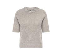 ONLY Damen Onlrina Life Ss Rhinestone O-Neck KNT, Pumice Stone, Large