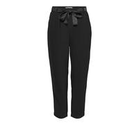 ONLY Damen ONLRITA Loose Check LYREX Pant TLR Hose, Black/Detail:SOLID (W. Black Lurex Belt), S x 32L