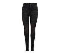 ONLY Damen Onlroyal Life Hw Sk DNM Bj13963 Noos Jeans, Black Denim, L / 30L EU