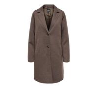 ONLY Damen Onlsedona Life Carrie Coat Cc OTW Mantel, Hot Fudge/Detail:Melange, 36