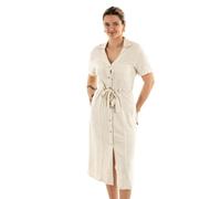 ONLY Damen Onlsiesta Ss Linen Bl Shirt Dress PNT, Moonbeam, X-Large