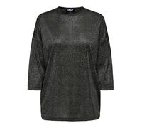 ONLY Damen Onlsilvery Glamour Lurex 3/4 Top JRS, Rosin, M