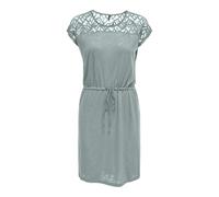 ONLY Damen Onlsindy Life S/S O-Neck Mix Dress JRS, Abyss, X-Small