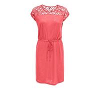 ONLY Damen Onlsindy Life S/S O-Neck Mix Dress JRS, Dubarry, X-Small