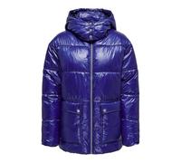 ONLY Damen ONLSKY Oversized Puffer Jacket CC OTW Pufferjacket15321847,Clematis Blue/Detail:Night Sky,S