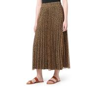 ONLY Damen Onlsky Plisse AOP Skirt JRS Sommerrock, Cartouche/AOP:JRS Urban Leo, S