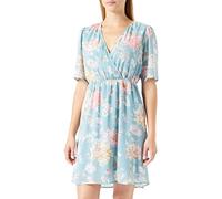 ONLY Damen Onlstar Life Fia S/S Dress Cs Ptm, Ether/Aop:star Garden Flower, XL