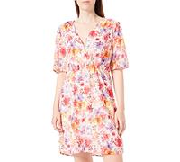 ONLY Damen Onlstar Life Fia S/S Dress Cs Ptm Sommerkleid, Camellia Rose/AOP:Star Summer Flowers, S EU