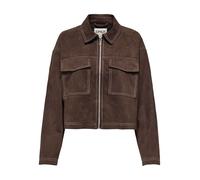 ONLY Damen Onlstina Life Faux Suede Jacket Cc PNT, Seal Brown, x_l